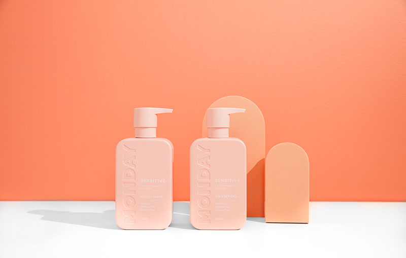 perth skincare product photography australia monday shampoo