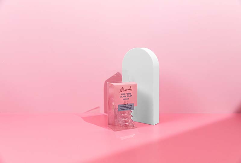 Simple Pink Product Photography for Hair Styling Tool Brand Mermade Hair. Styled Product Stills Photography by Megzie Makes