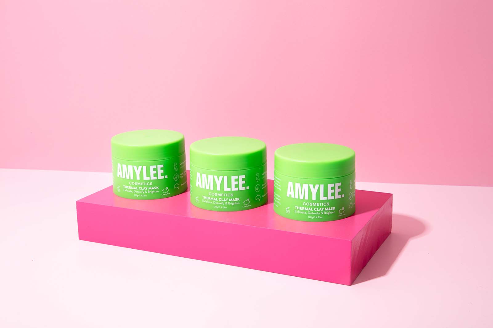 Colourful Product and Lifestyle Photos for Amy Lee Cosmetics. Styled Editorial Photography by Megzie Makes 