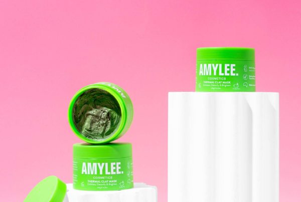 Colourful Product and Lifestyle Photos for Amy Lee Cosmetics. Styled Editorial Photography by Megzie Makes