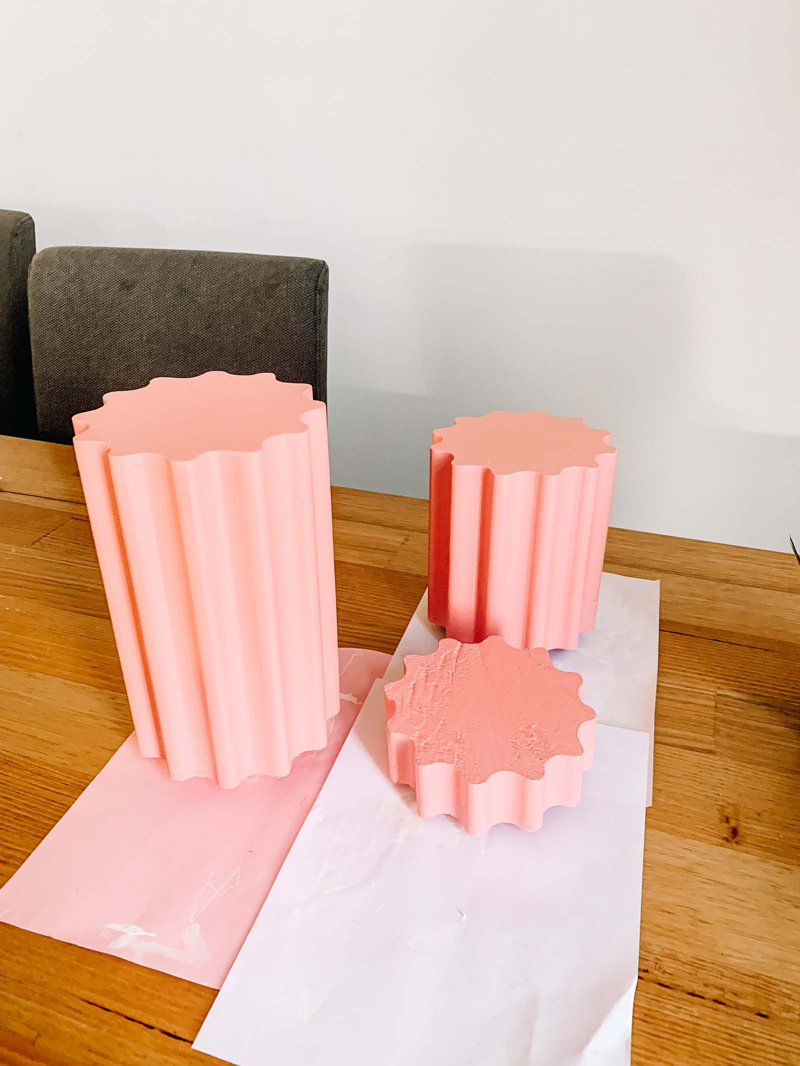 DIY Fluted Column Product Photography Prop By Megzie Makes