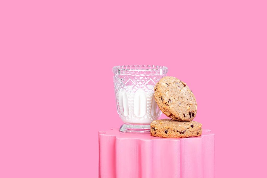 Fun and Creative Product Photos for Milky Goodness. Pink product photos by Megzie Makes
