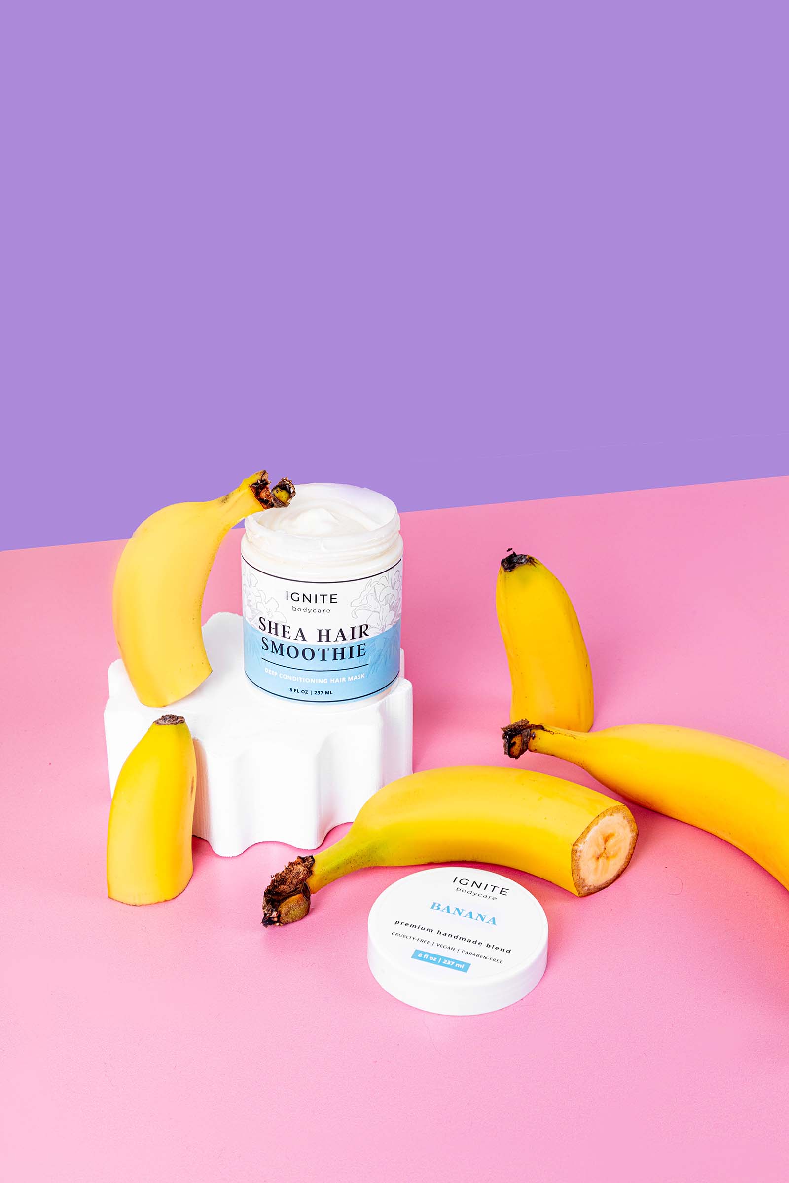 Colourful Content Creation for a Skincare Brand. Styled Product Photography by Megzie Makes