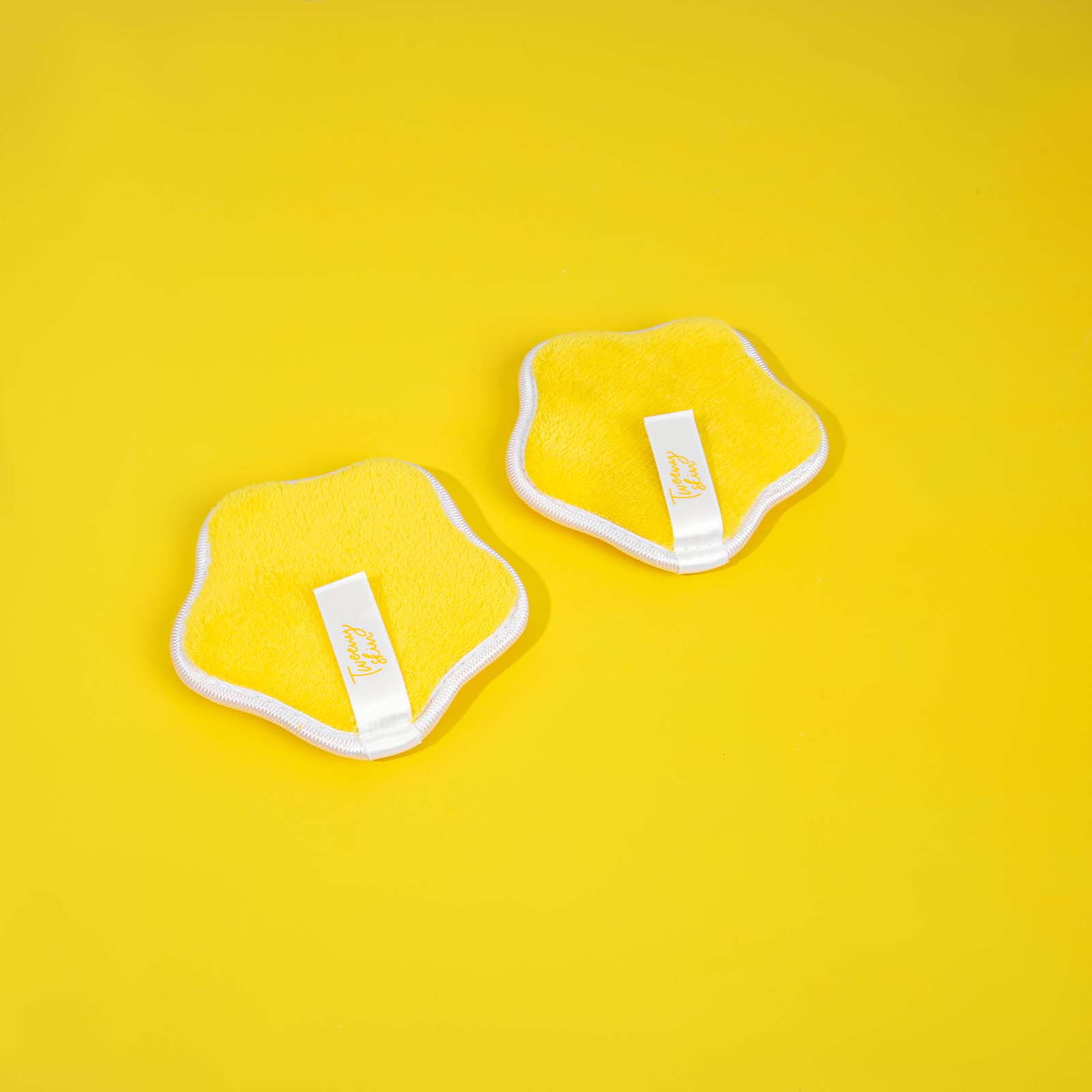 Yellow Product Photos for Makeup Remover Pads. Styled by Megzie Makes 