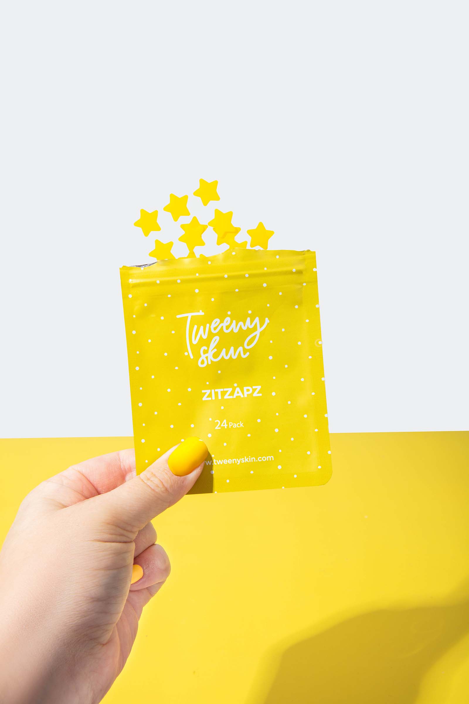 Yellow and Bright Product Photos for a Skincare Brand