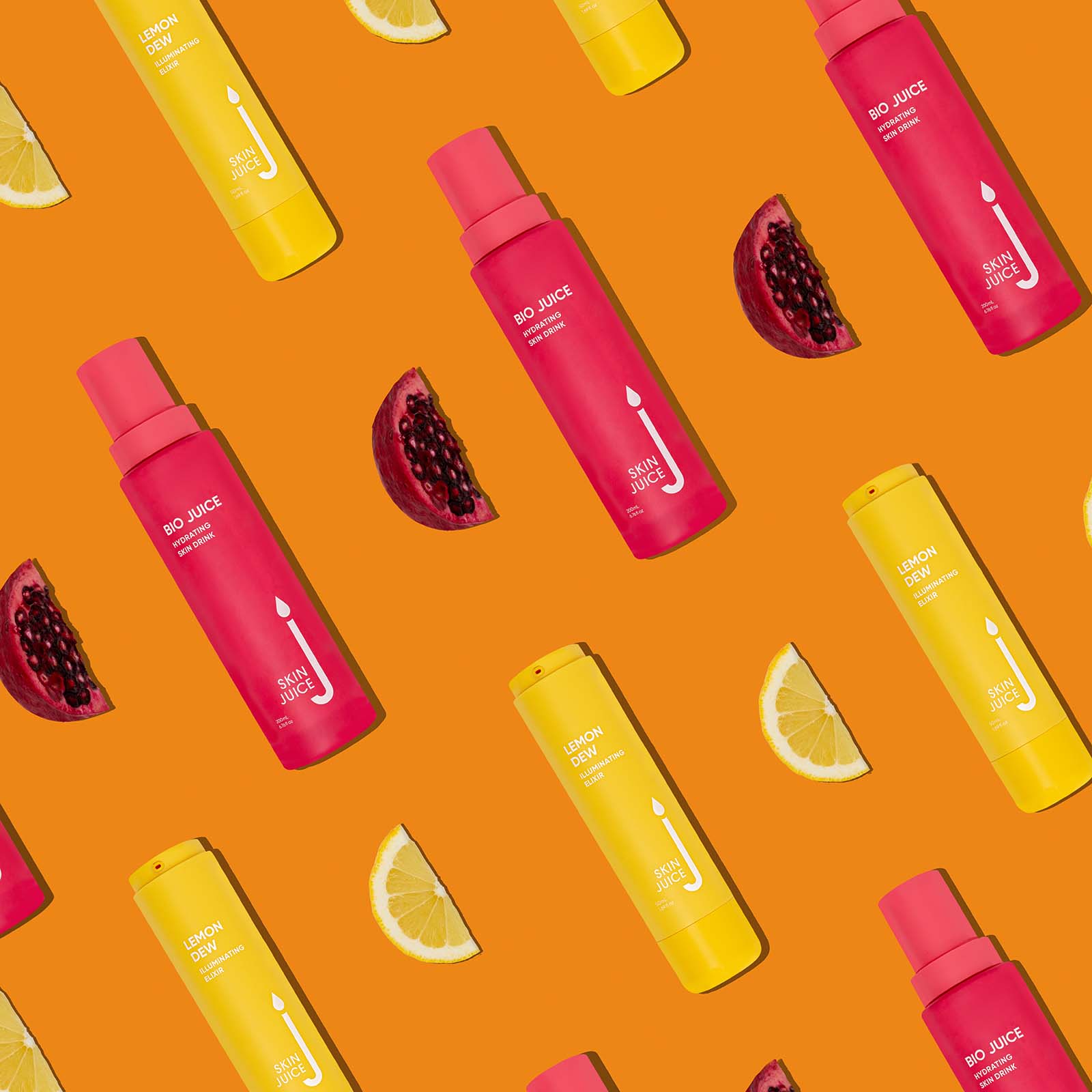 Creative product photography for a skincare brand. Colourful product still by colourpop studio