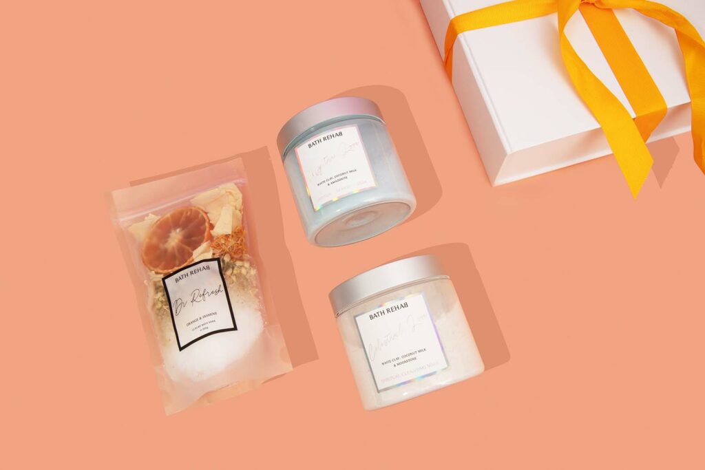 Minimal skincare product photos shot and styled for a skincare brand by colourpop studio