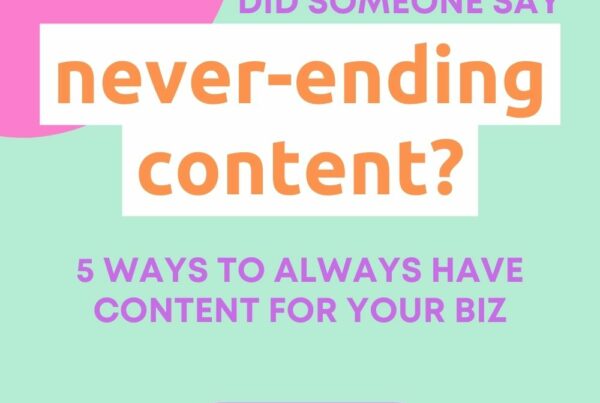 5 ways to get content for your biz