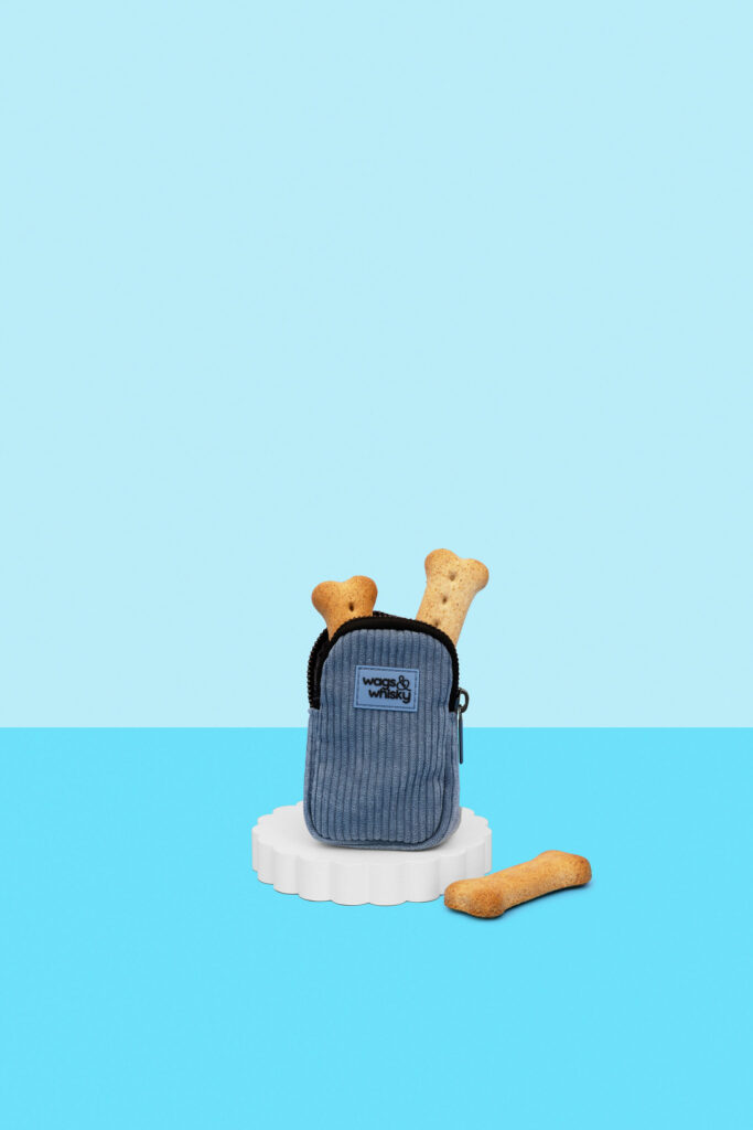 colourful e-commerce photo for a dog treat bag by Colourpop Studio
